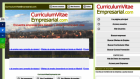 What Curriculumvitaeempresarial.com website looked like in 2019 (5 years ago)