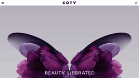 What Coty.pl website looked like in 2019 (5 years ago)