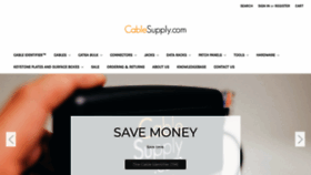What Cablesupply.com website looked like in 2019 (5 years ago)