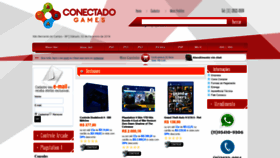 What Conectadogames.com.br website looked like in 2019 (5 years ago)