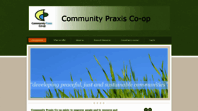What Communitypraxis.org website looked like in 2019 (6 years ago)