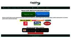 What Cashpaytoday.com website looked like in 2019 (5 years ago)