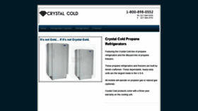 What Crystalcold.com website looked like in 2019 (5 years ago)