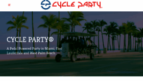 What Cycle-party.com website looked like in 2019 (5 years ago)