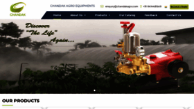 What Chandakagro.com website looked like in 2019 (5 years ago)