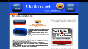 What Chatlivre.net website looked like in 2019 (5 years ago)