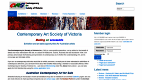 What Contemporaryartsociety.org.au website looked like in 2019 (5 years ago)