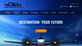 What Calaero.com website looked like in 2019 (5 years ago)