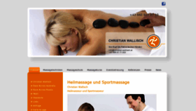What Christian-wallisch.at website looked like in 2019 (5 years ago)