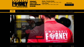 What Crossfitforney.com website looked like in 2019 (5 years ago)