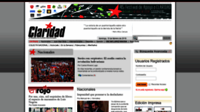 What Claridadpuertorico.com website looked like in 2019 (5 years ago)
