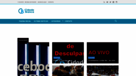 What Cidadebranca.com.br website looked like in 2019 (5 years ago)