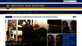 What Chesterfieldpolice.org website looked like in 2019 (5 years ago)