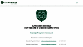 What Clarendonschools.co.za website looked like in 2019 (5 years ago)