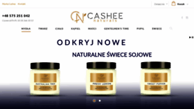 What Casheenaturals.pl website looked like in 2019 (5 years ago)