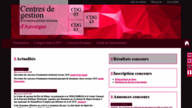 What Cdg63.fr website looked like in 2019 (5 years ago)