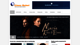 What Cinesalbatrosbabel.com website looked like in 2019 (5 years ago)