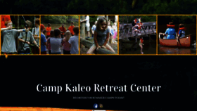 What Campkaleo.org website looked like in 2019 (5 years ago)