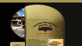 What Customconstructionbuilders.com website looked like in 2019 (5 years ago)