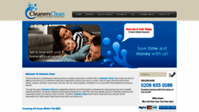 What Cleanersclean.com website looked like in 2019 (5 years ago)