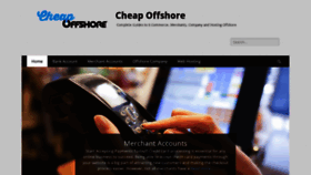 What Cheapoffshore.com website looked like in 2019 (6 years ago)