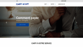 What Caiff.fr website looked like in 2019 (5 years ago)