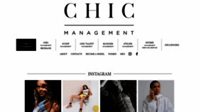 What Chicmanagement.com.au website looked like in 2019 (5 years ago)
