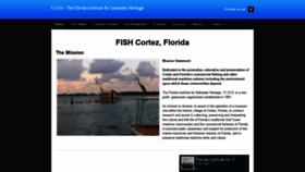 What Cortez-fish.org website looked like in 2019 (5 years ago)