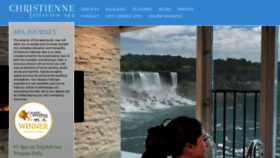 What Christiennefallsviewspa.com website looked like in 2019 (5 years ago)