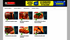 What Cocinarecetasfaciles.com website looked like in 2019 (5 years ago)