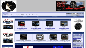 What Clubcobra.com website looked like in 2019 (5 years ago)