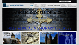 What Catholicdioceseofwichita.org website looked like in 2019 (5 years ago)