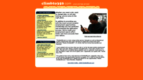 What Climbto350.com website looked like in 2019 (5 years ago)