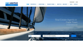 What Capewaterfrontestates.co.za website looked like in 2019 (5 years ago)
