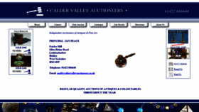 What Caldervalleyauctioneers.co.uk website looked like in 2019 (5 years ago)