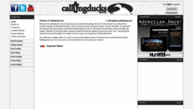 What Callingducks.com website looked like in 2019 (5 years ago)