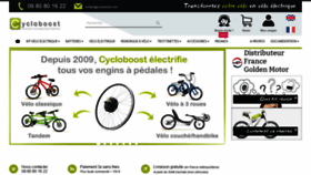 What Cycloboost.com website looked like in 2019 (5 years ago)