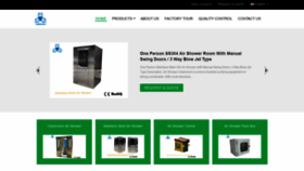 What Cleanroom-airshower.com website looked like in 2019 (5 years ago)