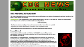 What Cognews.com website looked like in 2019 (5 years ago)