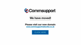 What Commsupport.co.uk website looked like in 2019 (5 years ago)