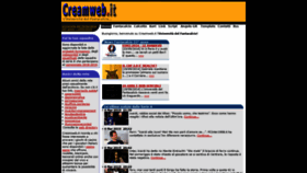 What Creamweb.it website looked like in 2019 (5 years ago)