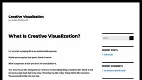 What Creative-visualization.com website looked like in 2019 (5 years ago)