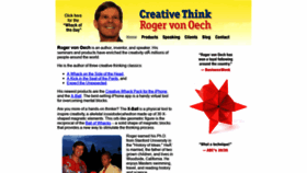 What Creativethink.com website looked like in 2019 (5 years ago)