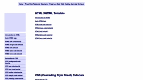 What Csshtmltutorial.com website looked like in 2019 (5 years ago)