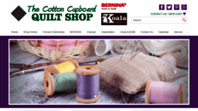What Cottoncupboardquilt.com website looked like in 2019 (5 years ago)