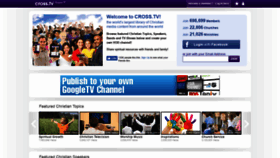 What Cross.tv website looked like in 2019 (5 years ago)