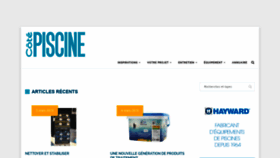 What Cote-piscine-mag.com website looked like in 2019 (5 years ago)