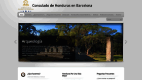 What Consuladohondurasbcn.es website looked like in 2019 (5 years ago)
