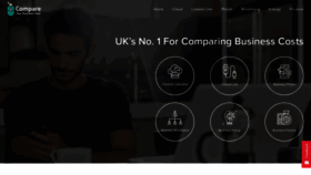 What Compareyourbusinesscosts.co.uk website looked like in 2019 (5 years ago)