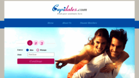 What Cupidates.com website looked like in 2019 (5 years ago)